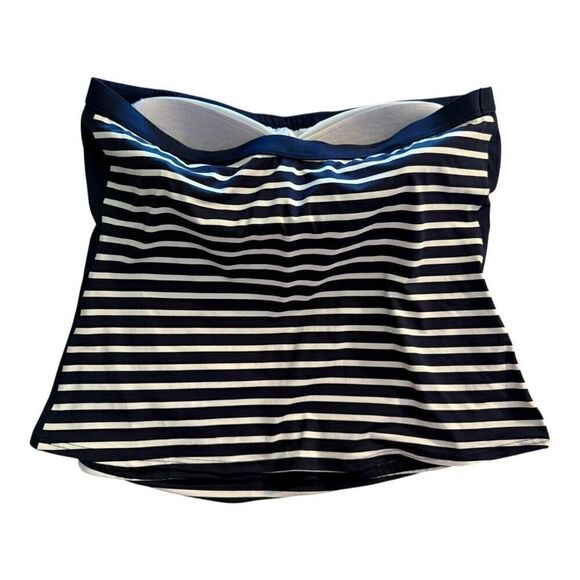 Lands’ End Women’s Strapless Swim Tankini Top Size 16W - Picture 2 of 7